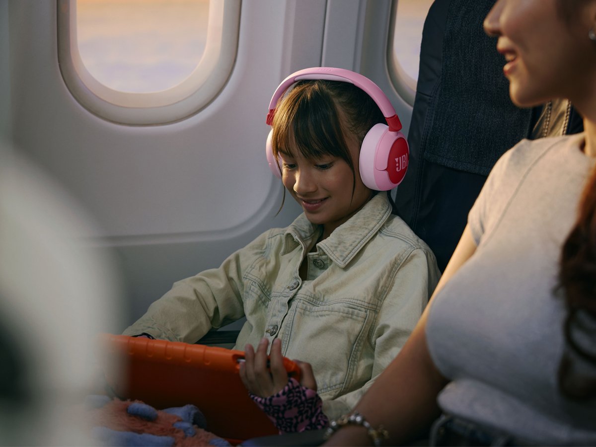JBL Słuchawki JR470NC Różowe