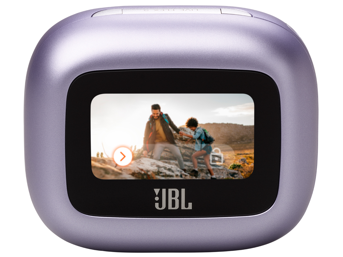 Słuchawki bezprzewodowe JBL Live Flex 3 Fioletowe - Etui ładujące