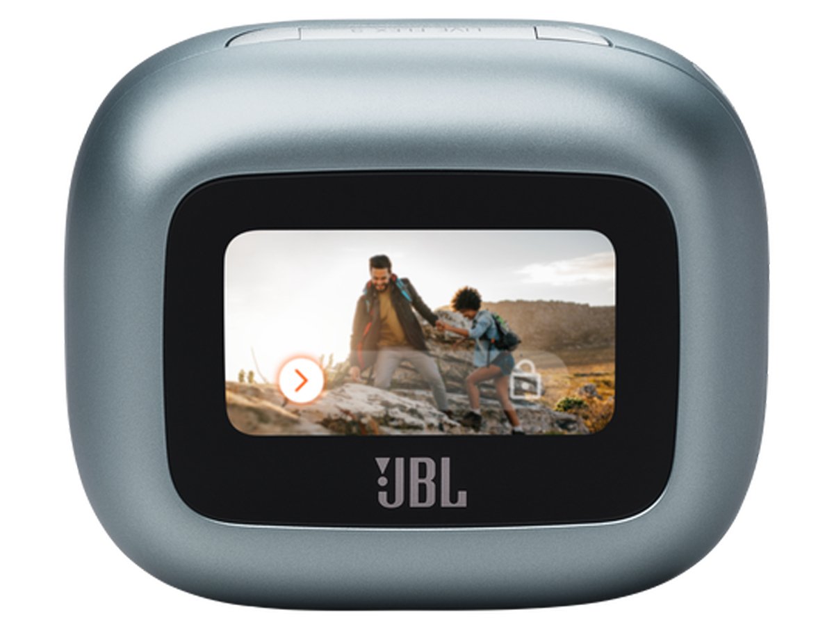 Słuchawki bezprzewodowe JBL Live Flex 3 Niebieskie - Etui ładujące