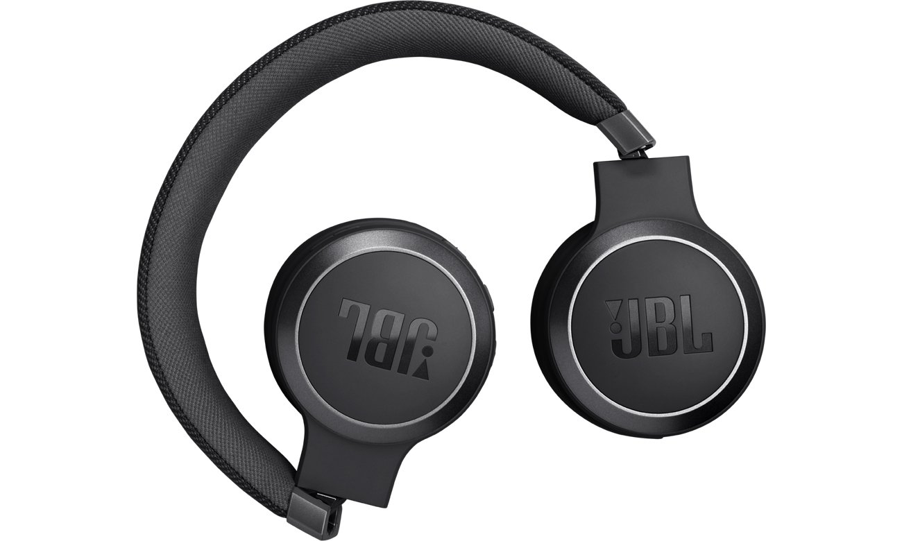 Słuchawki bezprzewodowe JBL Live 670NC Czarne - Złożona konstrukcja