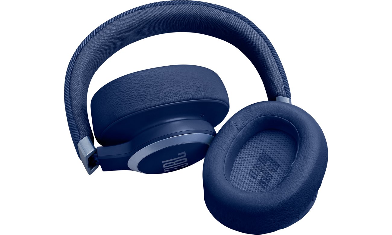 Słuchawki bezprzewodowe JBL Live 770NC Niebieskie - Złożona konstrukcja