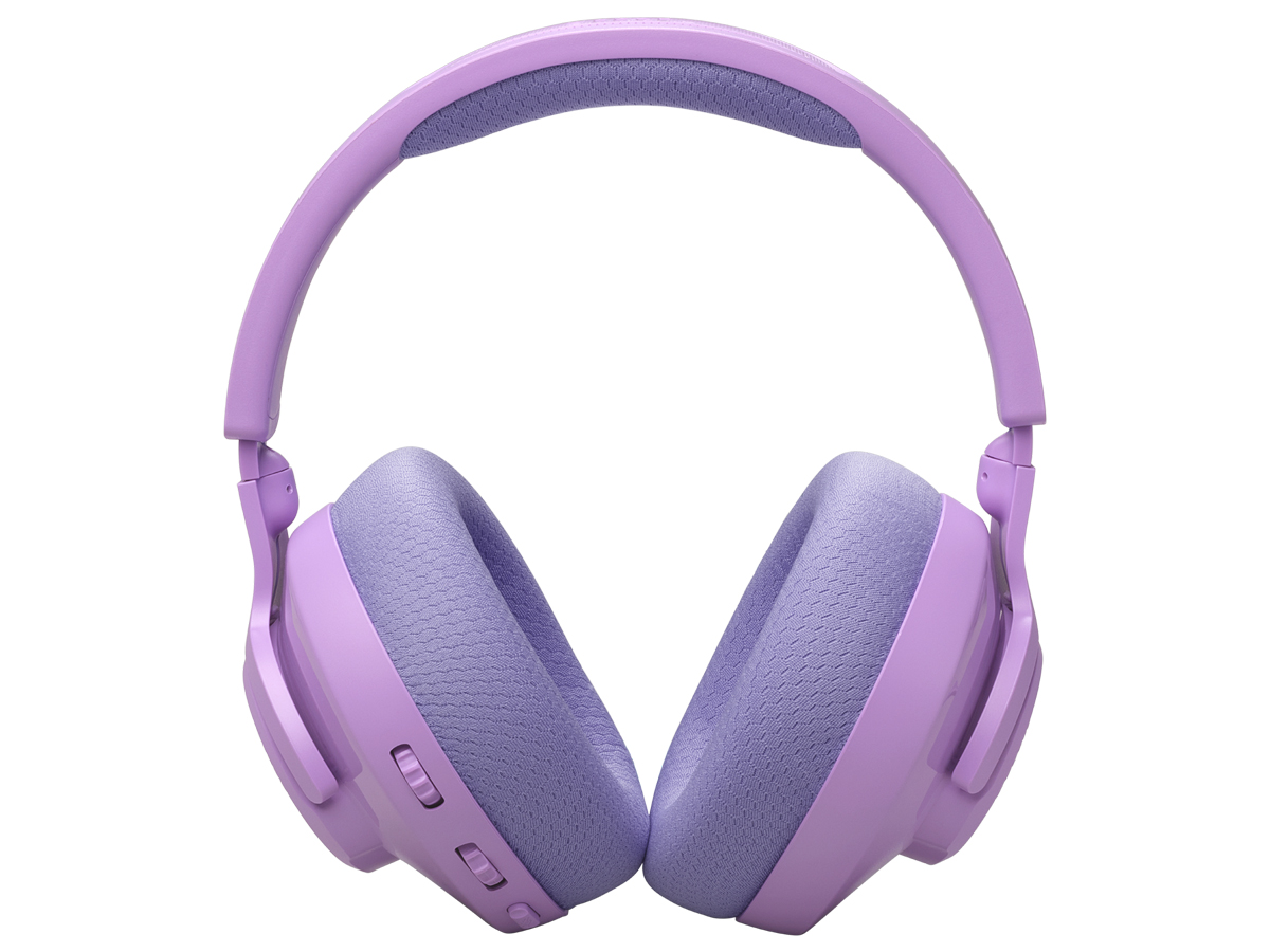 Zestaw słuchawkowy JBL Quantum 360 Fioletowy - Widok od przodu