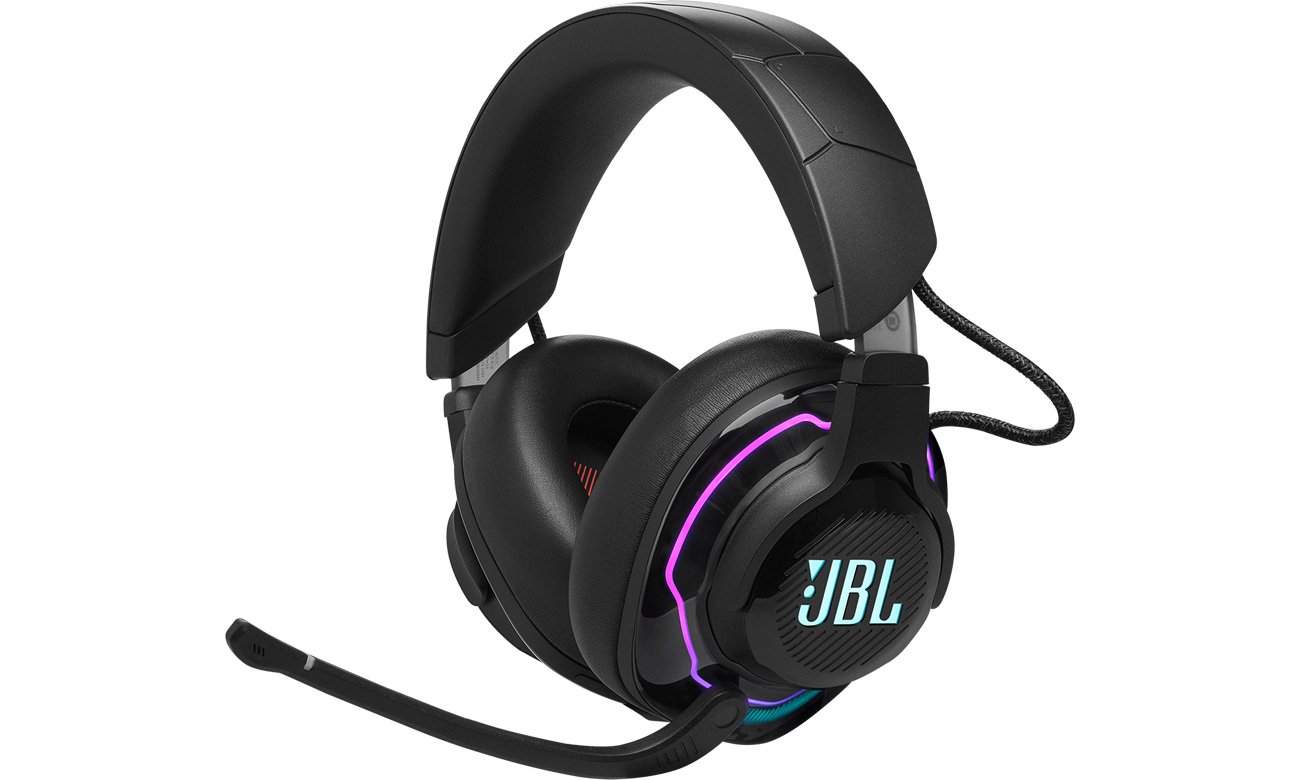 Bezprzewodowy zestaw słuchawkowy JBL Quantum 910 - Widok od przodu pod kątem