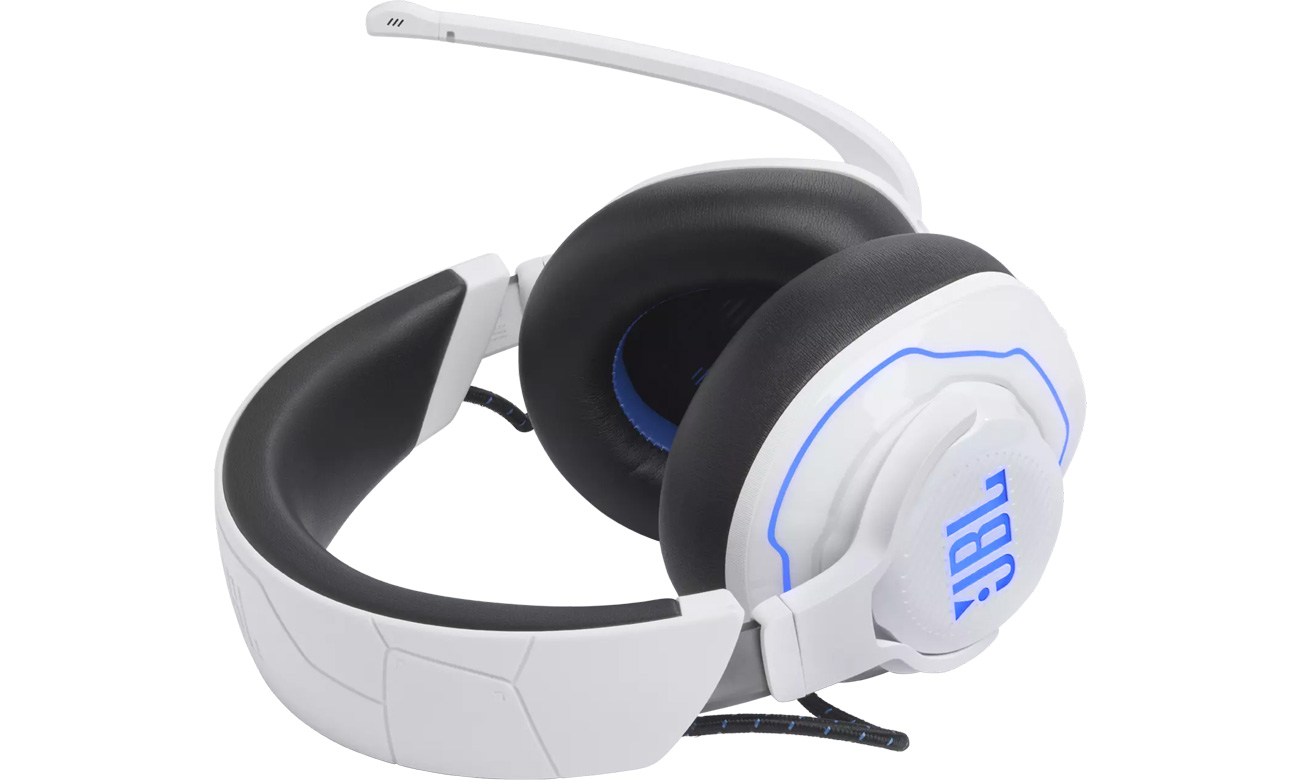Bezprzewodowy zestaw słuchawkowy JBL Quantum 910P dla PlayStation - Widok ogólny na płasko
