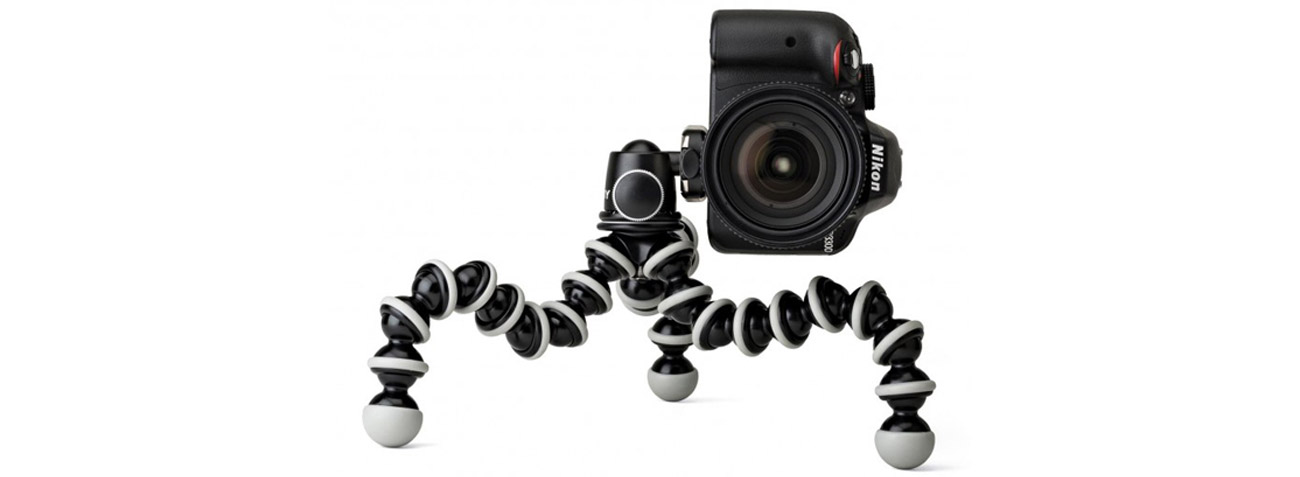 Joby Gorilla SLR ZOOM + Głowica możliwości