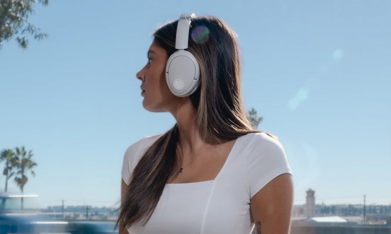 Jlab JBuds Lux ANC Over-Ear Kopfhörer in Cloud Weiß