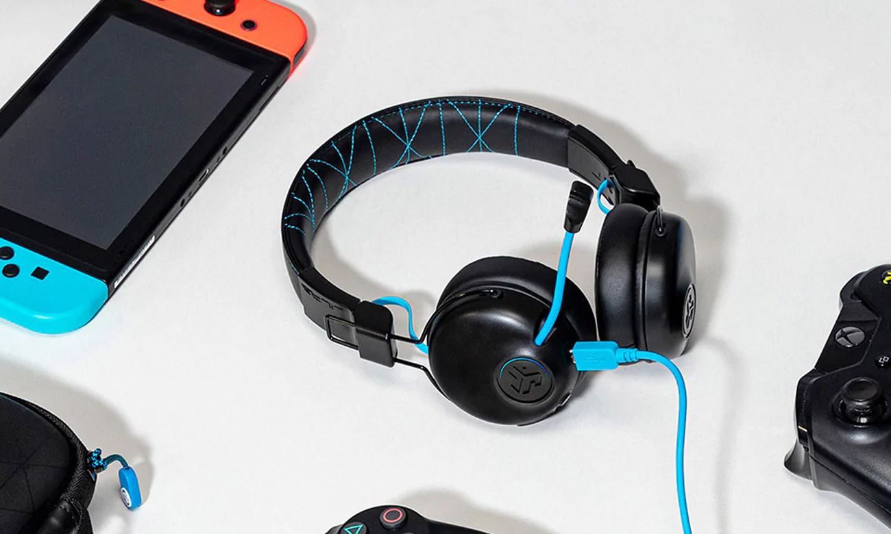 Bezprzewodowy zestaw słuchawkowy JLab Play Gaming Wireless Black - Dźwięk dla graczy