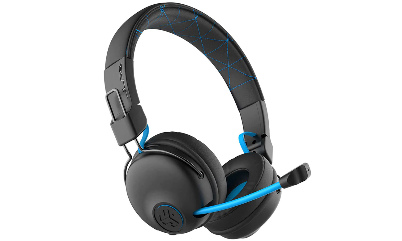 Bezprzewodowy zestaw słuchawkowy JLab Play Gaming Wireless Black - Widok od przodu pod kątem