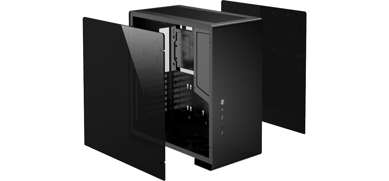 Obudowa do komputera Jonsbo U5 TG Czarna GEJB-043