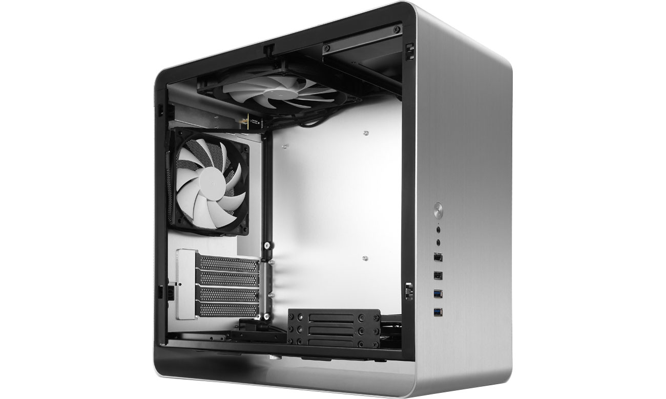 Obudowa do komputera Jonsbo UMX3 TG Srebrna GEJB-029
