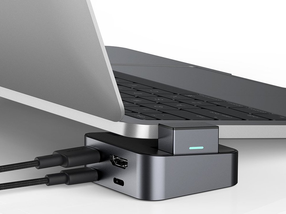 JoyRoom USB-C Hub mit USB-A, RJ45, HDMI, USB-C Thunderbolt für MacBook Pro