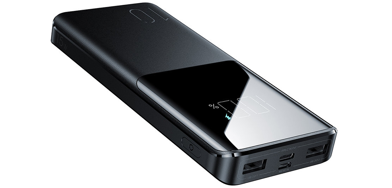 Powerbank JoyRoom 10000mAh 15W PD QC3.0 AFC czarny