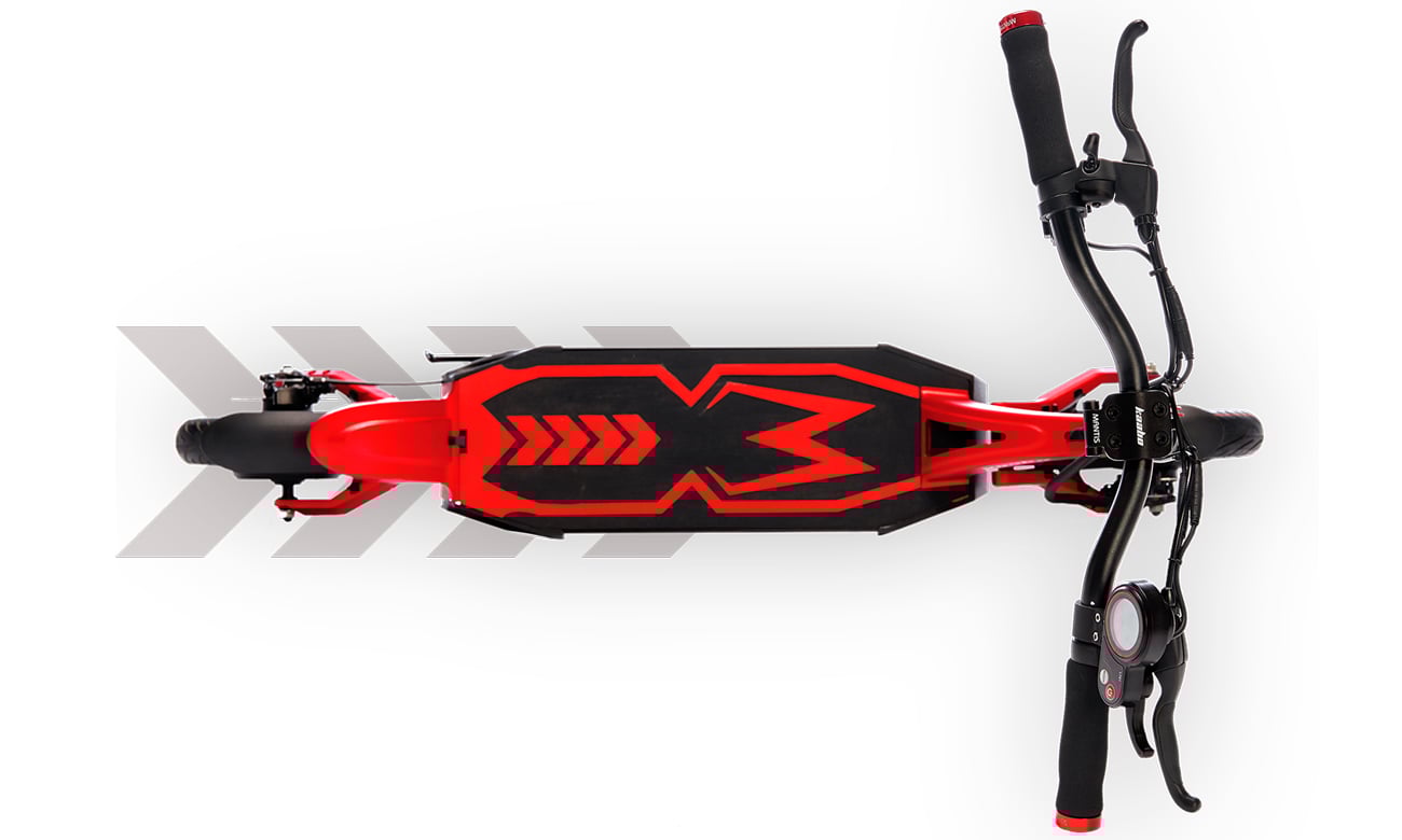 Hulajnoga elektryczna Kaabo Mantis 10 PRO - Widok od góry