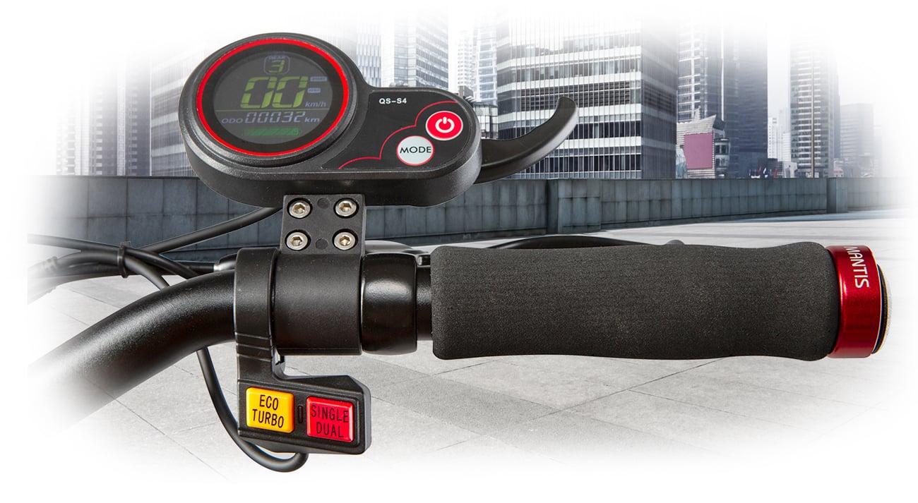 Hulajnoga elektryczna Kaabo Mantis 10 PRO - Inteligentny wyświetlacz LCD