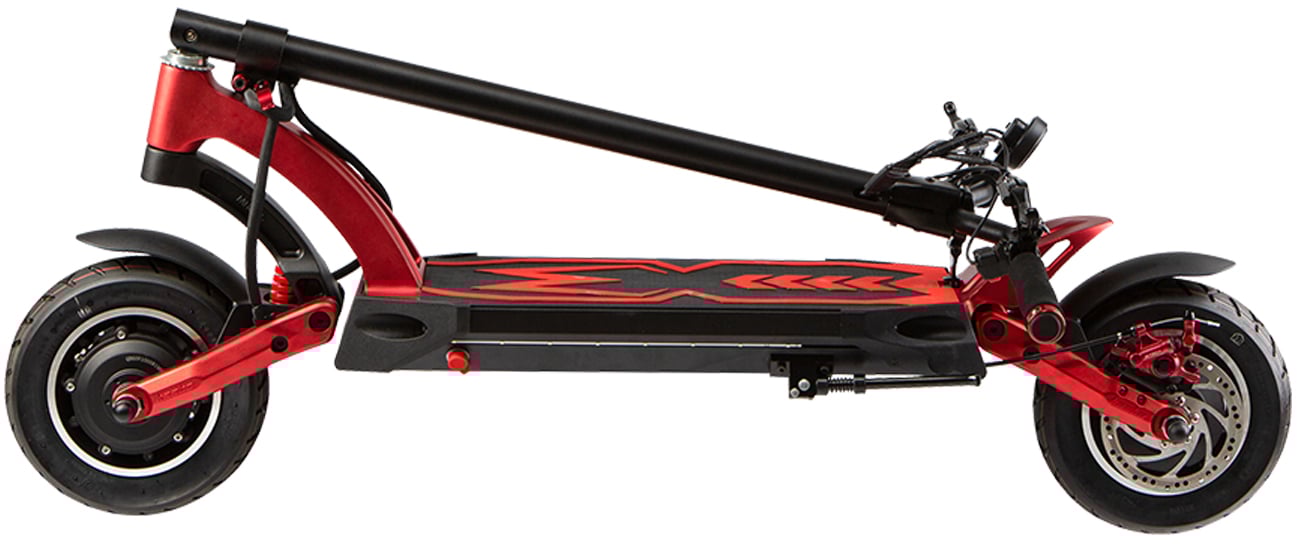 Hulajnoga elektryczna Kaabo Mantis 10 PRO - Złożona konstrukcja