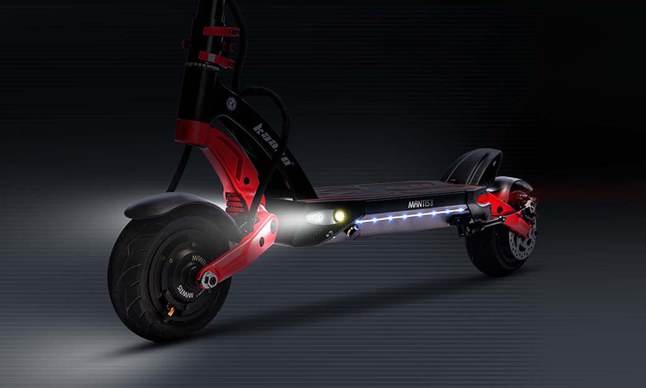 Hulajnoga elektryczna Kaabo Mantis 8 Plus - Bezpieczeństwo jazdy