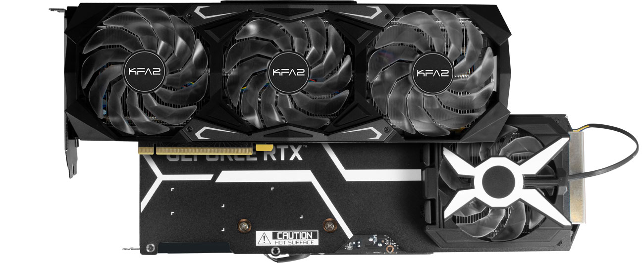 KFA2 GeForce RTX 3080 SG 1-Click OC chłodzenie