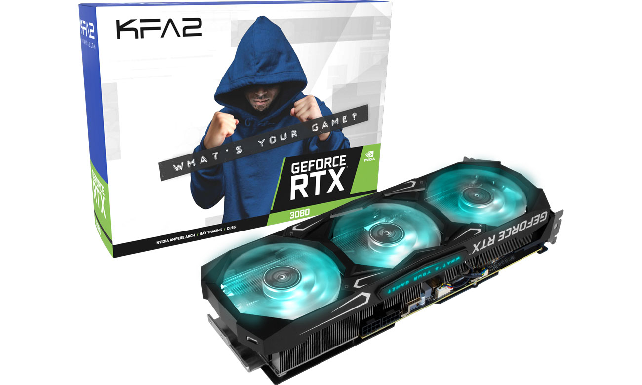 KFA2 GeForce RTX 3080 SG 1-Click OC 10GB GDDR6X 38NWM3MD99NK