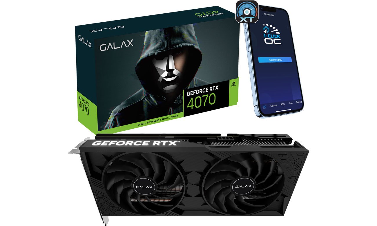 KFA2 GeForce RTX 4060 1-Click OC 2X 8 GB GDDR6