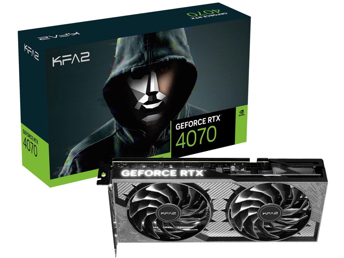 KFA2 GeForce RTX 4070 1-Click OC 2X 12 GB GDDR6X