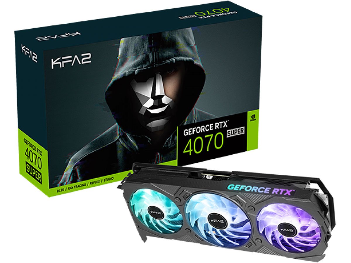 KFA2 GeForce RTX 4070 Super EX Gamer 1-Click OC 12 GB GDDR6X