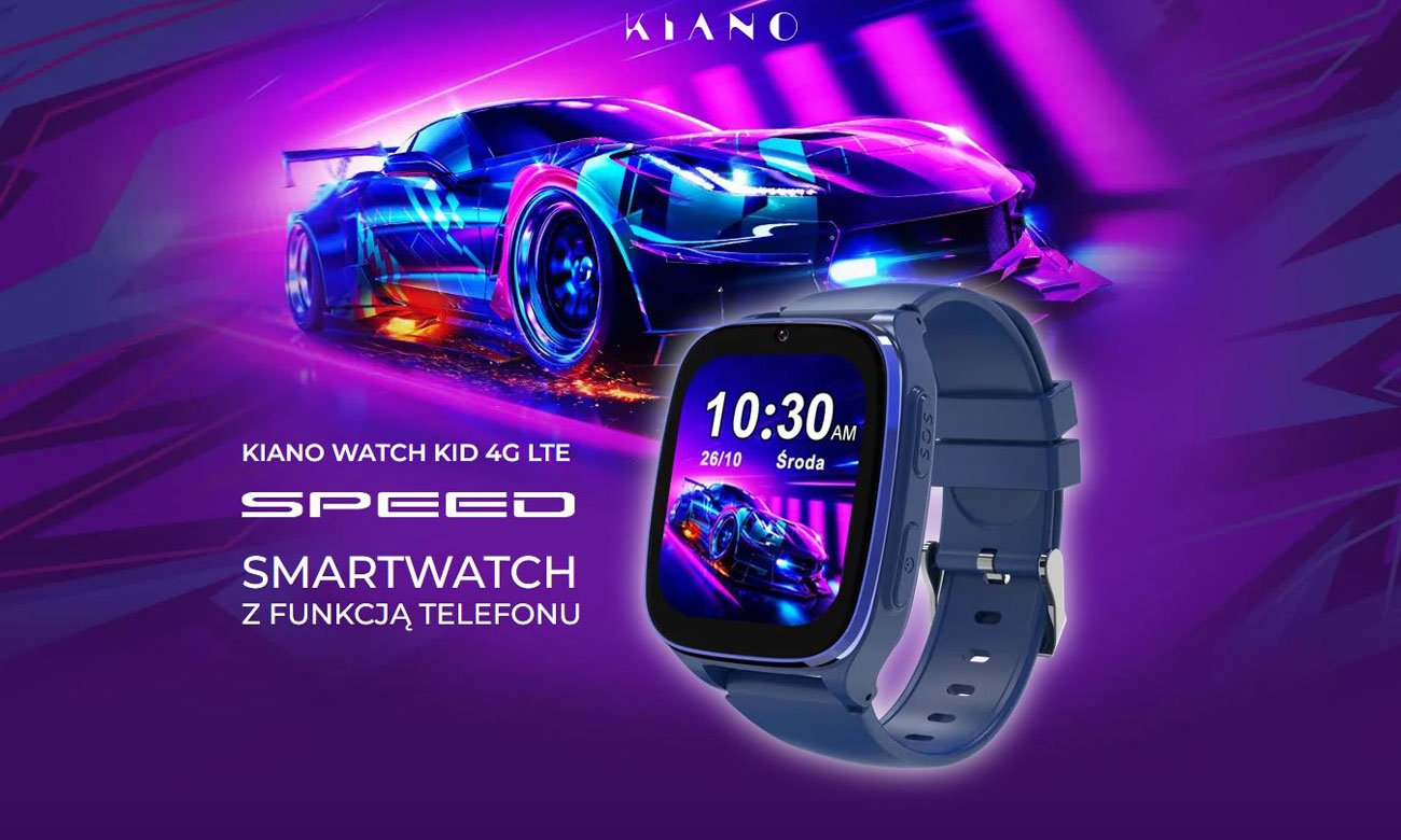 Kiano Watch KID SPEED wygląd zegarka