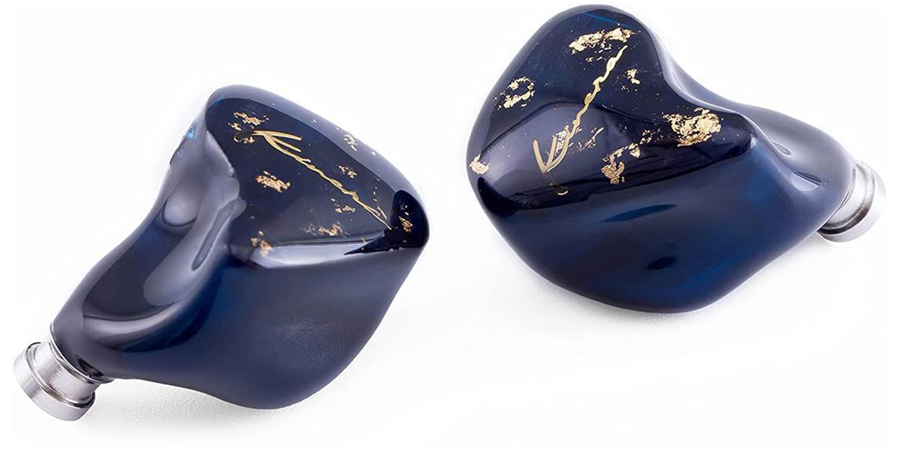 Hybrydowe monitory dokanałowe Kinera BD005 Pro Murky Blue - Widok lewej i prawej słuchawki