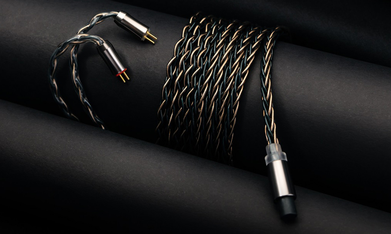 Kabel słuchawkowy Kinera Leyding 2-pin - Miedziane wtyki pozłacane 24-karatowym złotem