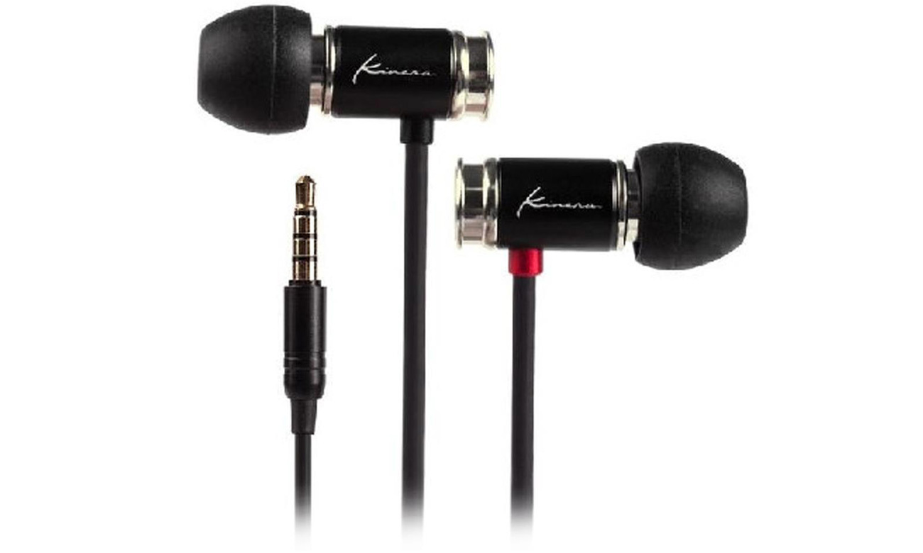 Słuchawki dokanałowe Kinera TYR - Widok ogólny