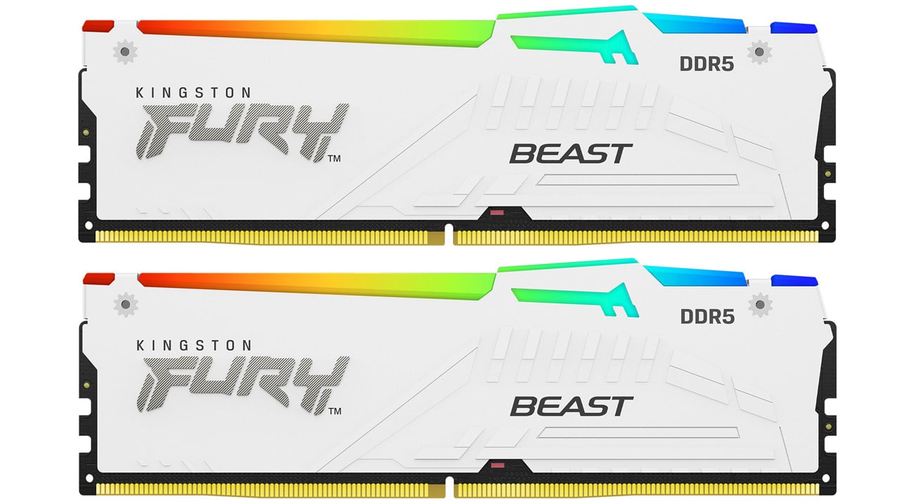 Kingston DDR5 64GB 5200MHz CL40 Beast White RGB XMP RAM