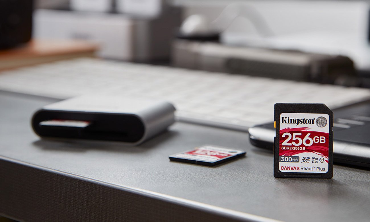 Kingston 256GB SDXC Canvas React Plus karta pamięci dla profesjonalistów