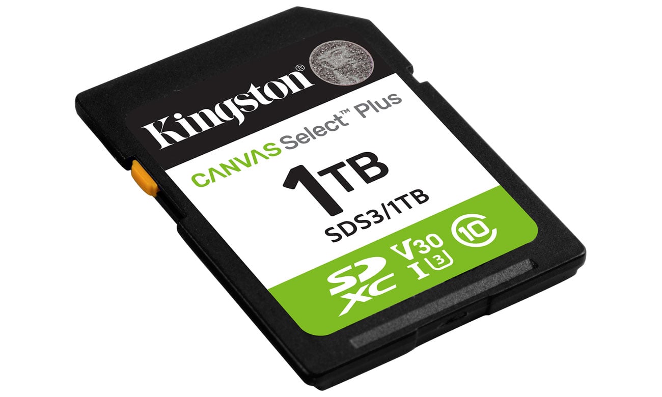 Karta pamięci SD Kingston Canvas Select Plus Gen3 1 TB - Widok ogólny