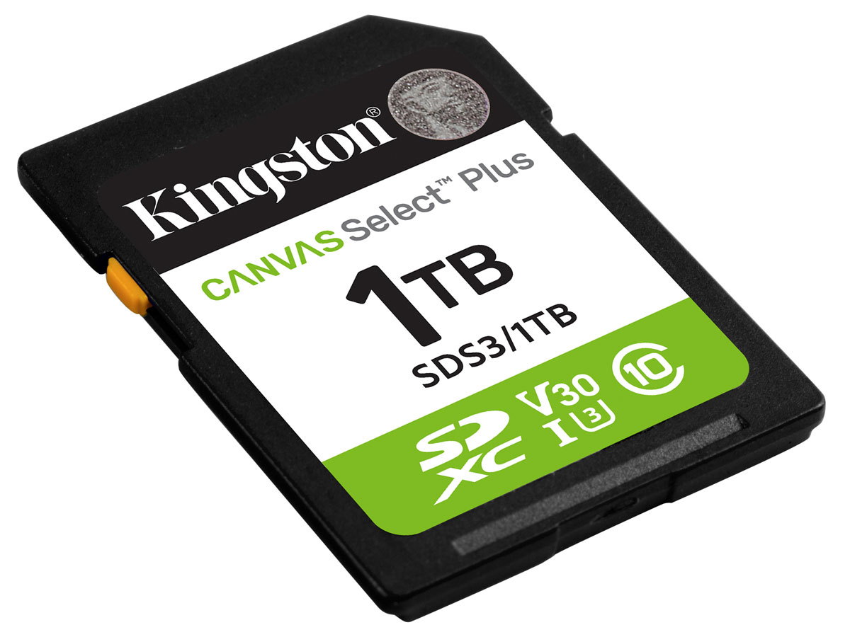 Karta pamięci SD Kingston Canvas Select Plus Gen3 1 TB - Widok ogólny