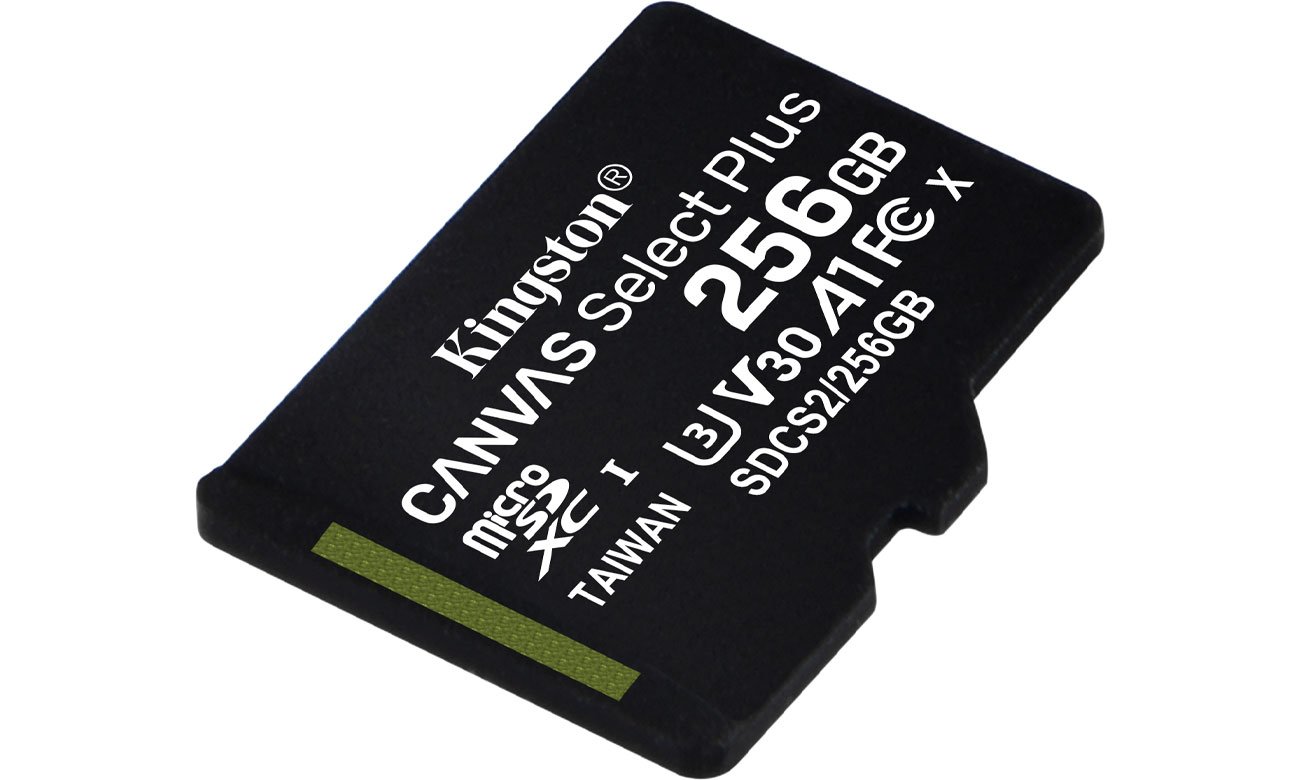 Karta pamięci Kingston 256GB microSDHC Canvas Select Plus 100MB/80MB/s
