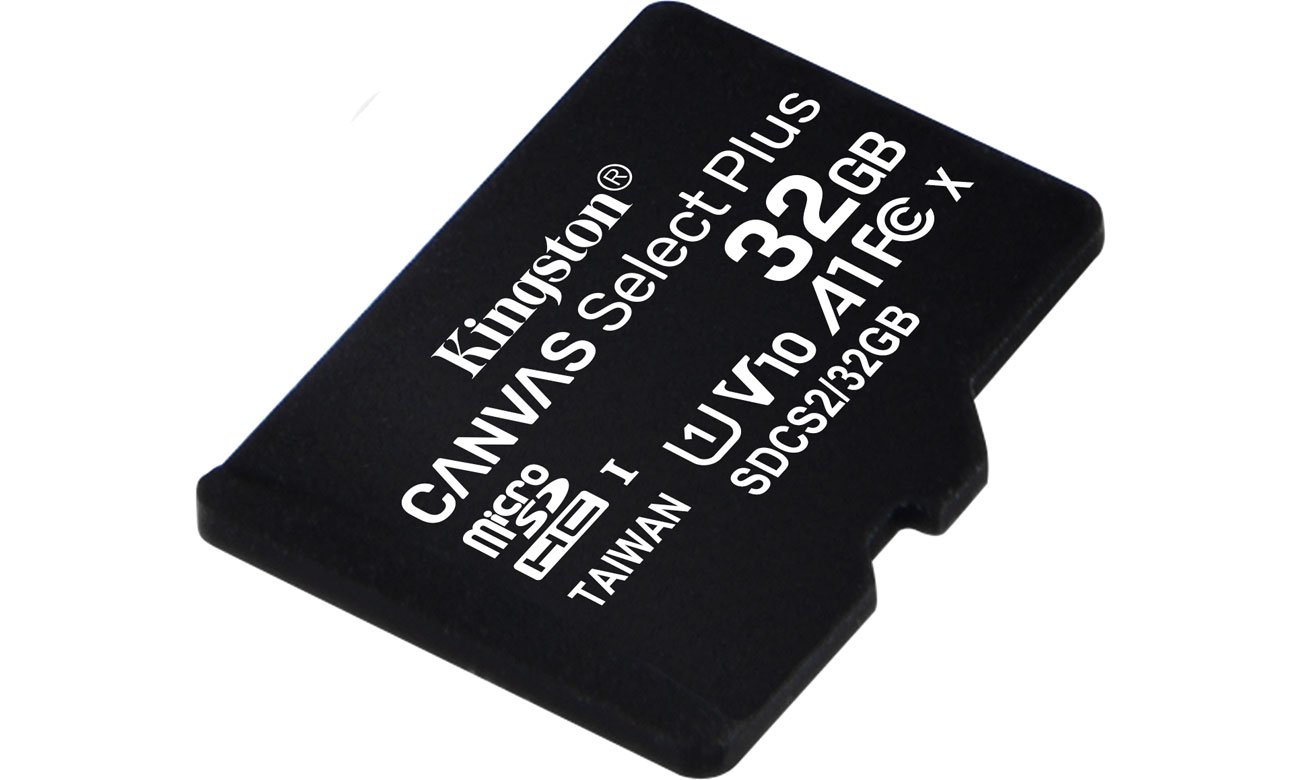 Karta pamięci Kingston 32GB microSDHC Canvas Select Plus 100MB/s