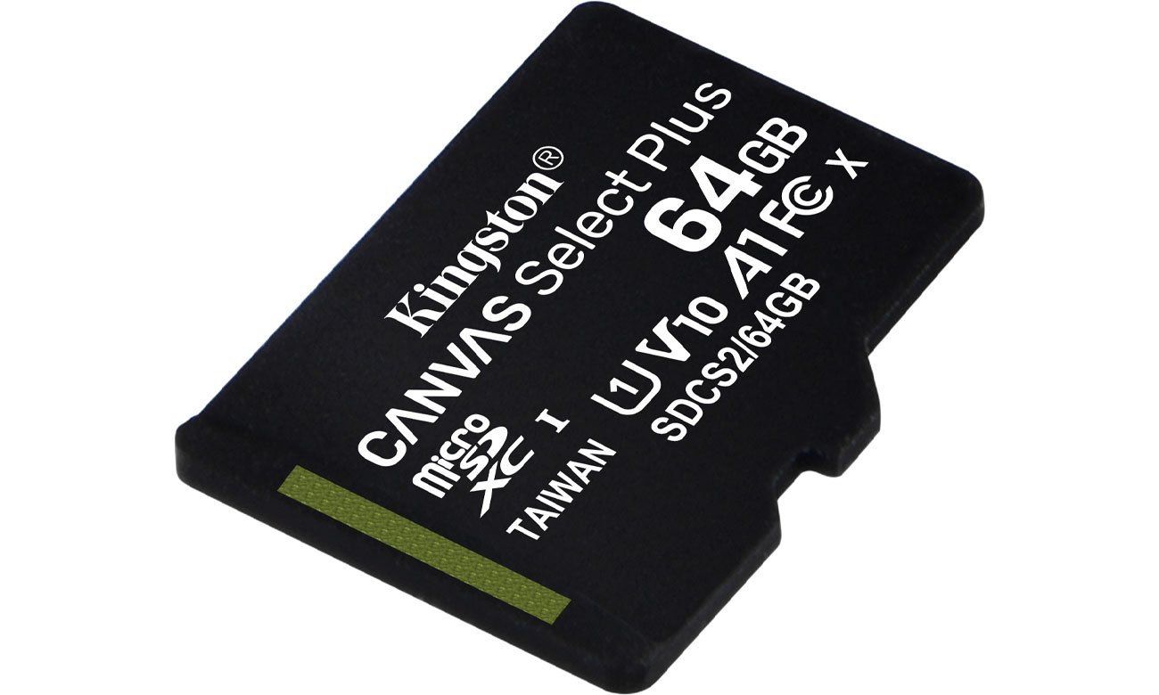 Karta pamięci Kingston 64GB microSDHC Canvas Select Plus 100MB/s
