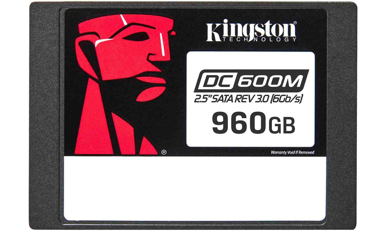 Dysk SSD 2,5'' Kingston DC600M SATA 960 GB - Widok od przodu