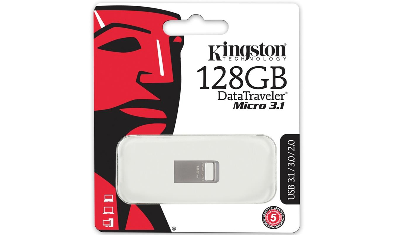PenDrive USB Kingston 128GB DataTraveler Micro