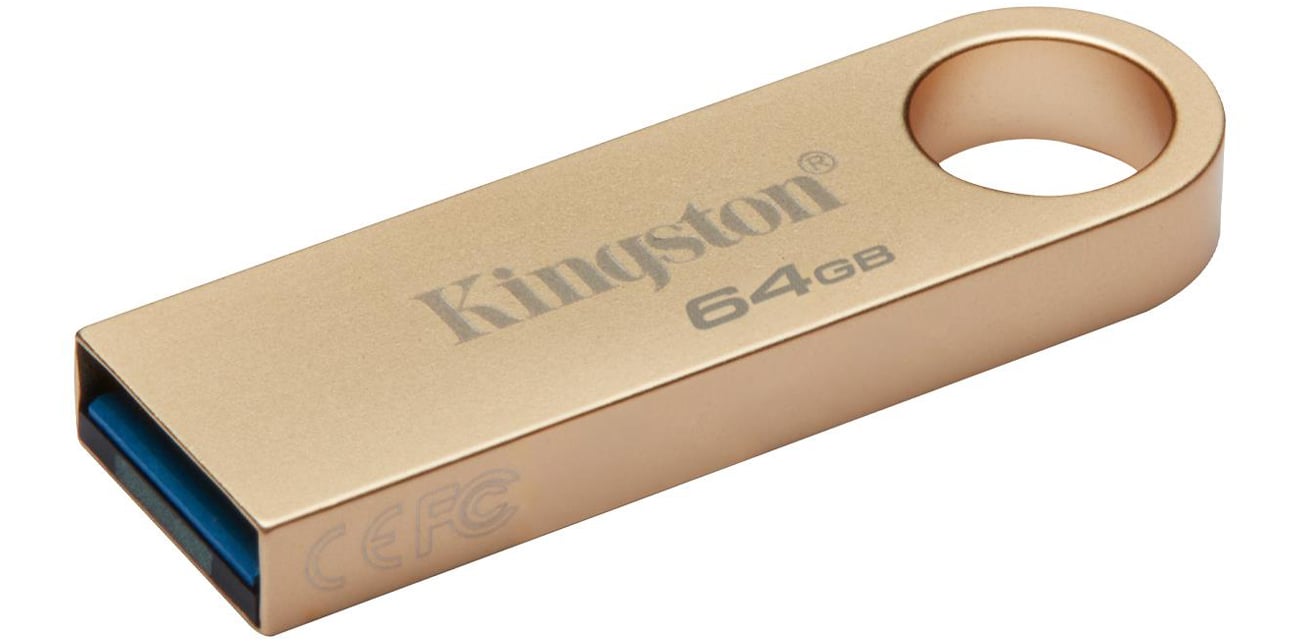 Pendrive Kingston 64GB DataTraveler SE9 G3 220MB/s USB 3.2 Gen 1 gold