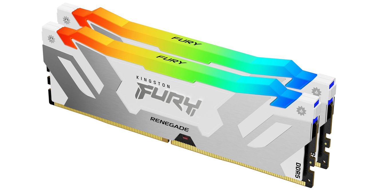 Kingston DDR5 32GB 6800MHz CL36 Renegade RGB White XMP RAM