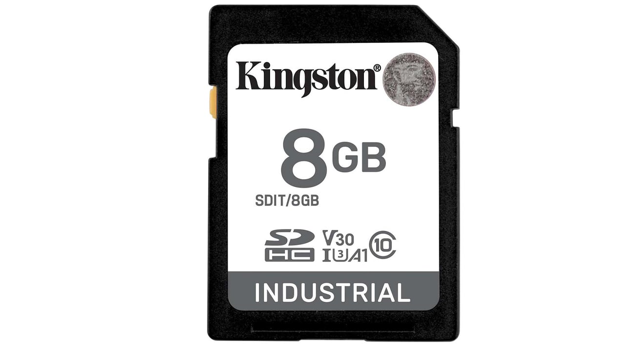 Kingston 8GB SDHC Industrial UHS-I U3 V30 A1 pSLC Speicherkarte