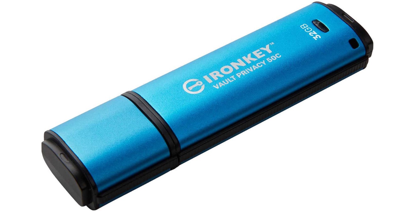Pendrive Kingston 32GB IronKey Vault Privacy 50C AES-256 FIPS 197 USB-C