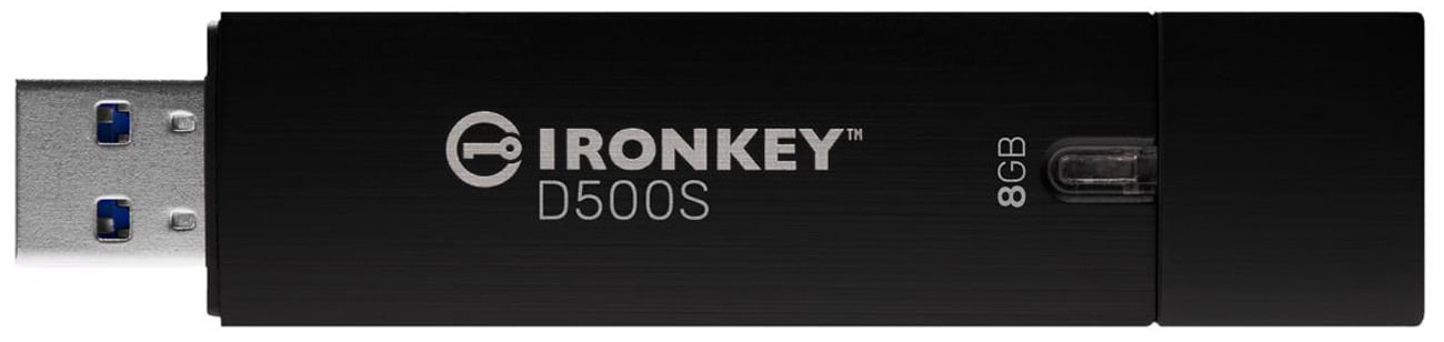 Pendrive Kingston IronKey D500S AES 256 8 GB - Widok od przodu