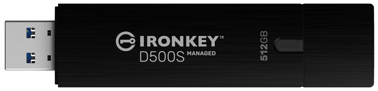 Pendrive Kingston IronKey D500SM AES 256 512 GB - Widok od przodu