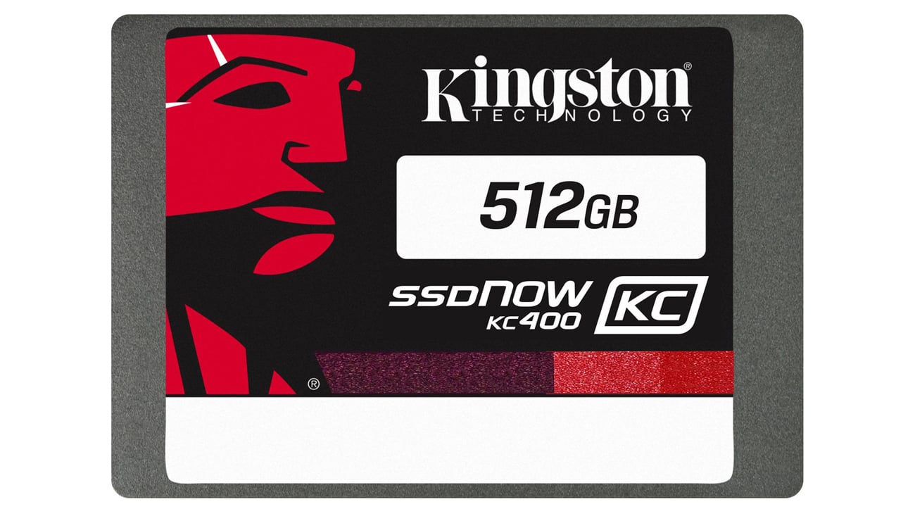 Dysk SDD Kingston SATA 512GB KC400 widok z przodu