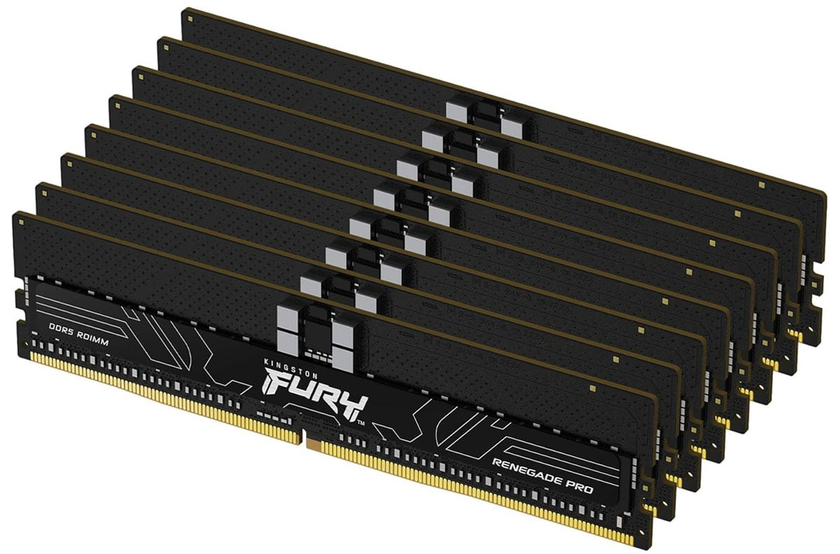 Pamięć RAM Kingston FURY 256GB (8x32GB) 5600 CL28 RDIMM Renegade Pro