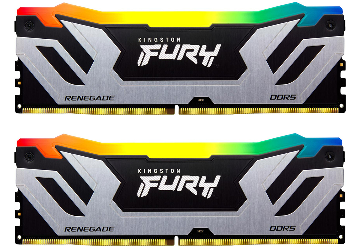 Kingston FURY DDR5 CUDIMM Renegade Silver RGB XMP RAM