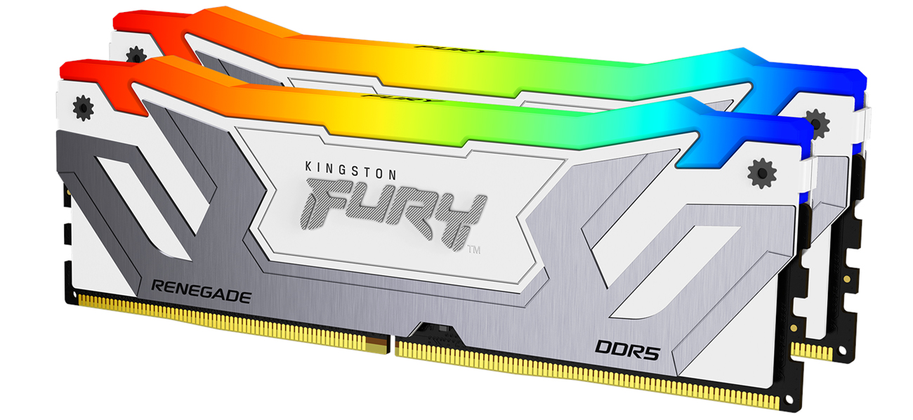 Pamięć RAM Kingston FURY DDR5 CUDIMM Renegade White RGB XMP