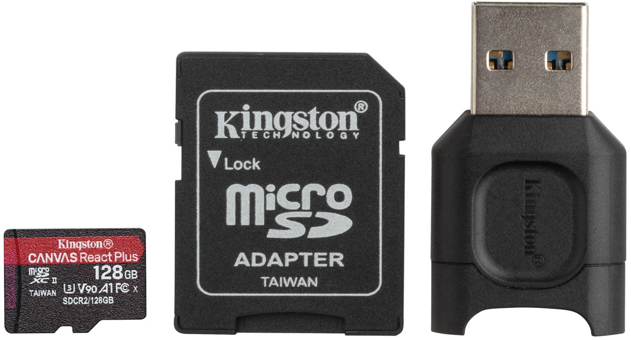 Karta pamięci microSD Kingston Canvas React Plus 128GB