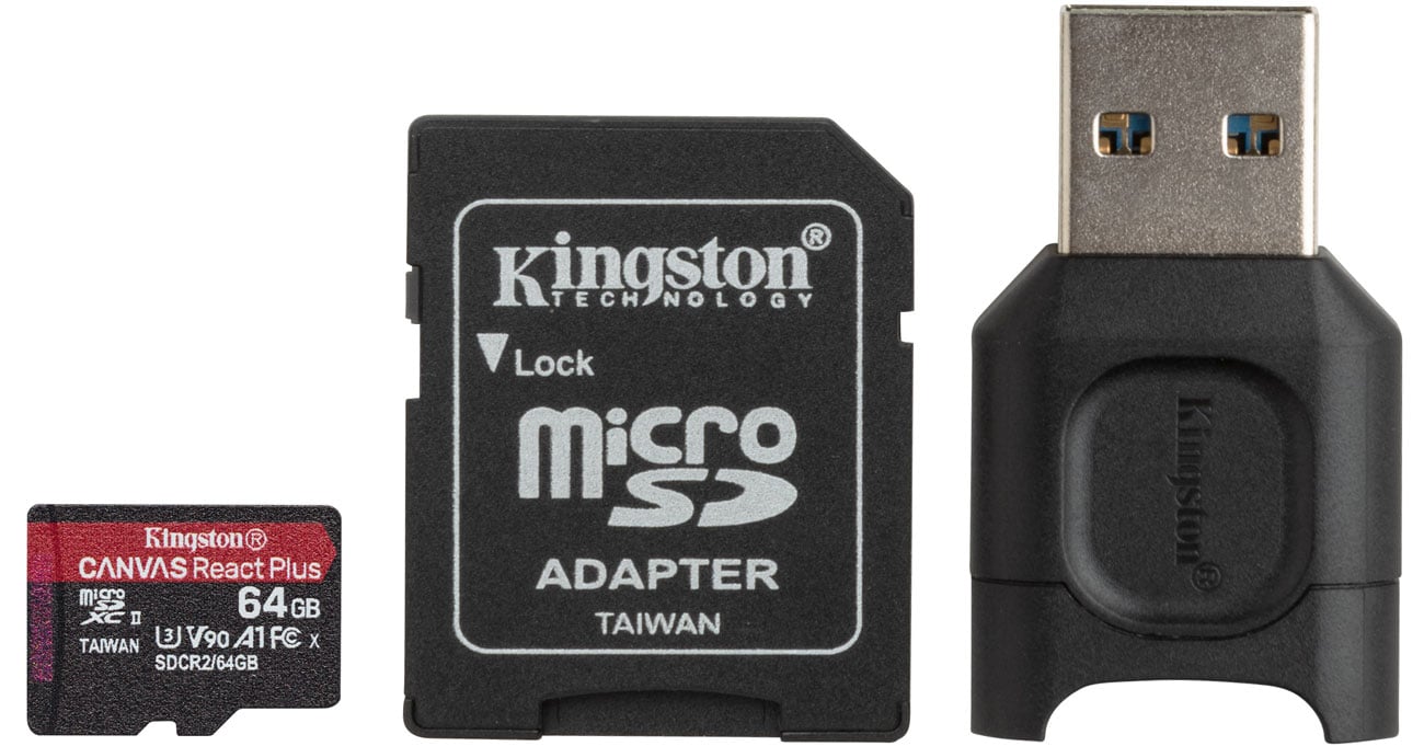 Karta pamięci microSD Kingston Canvas React Plus 64GB